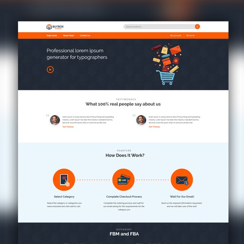 BuyBox Website Desiging