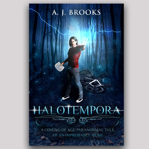 Young adult fantasy book cover design