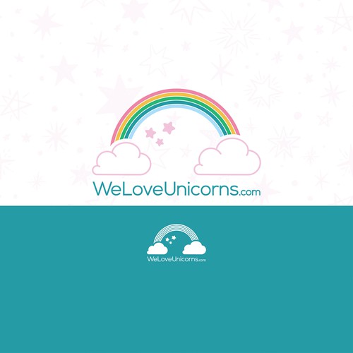 Colorful logo for online shop