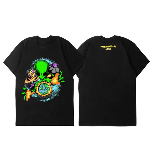 Alien Boys Gang T-Shirt Concept