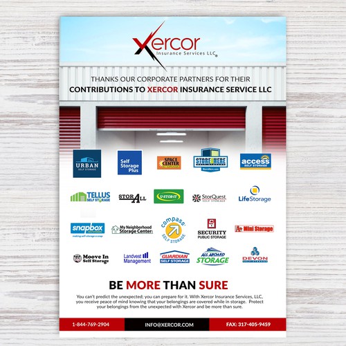 Winner Flyer for Insurance Services