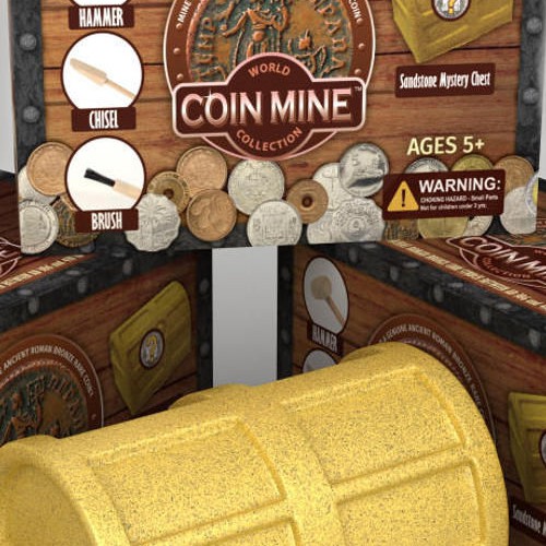 Coin Mine Educational and Fun Packaging design