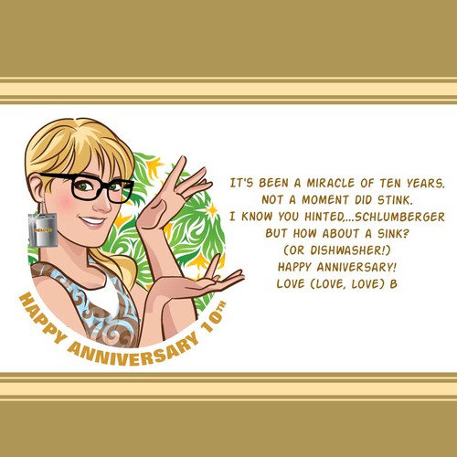 Wedding Anniversary Card -- Simple & Fun