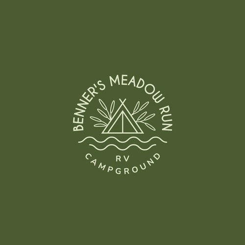 Logo for a campground