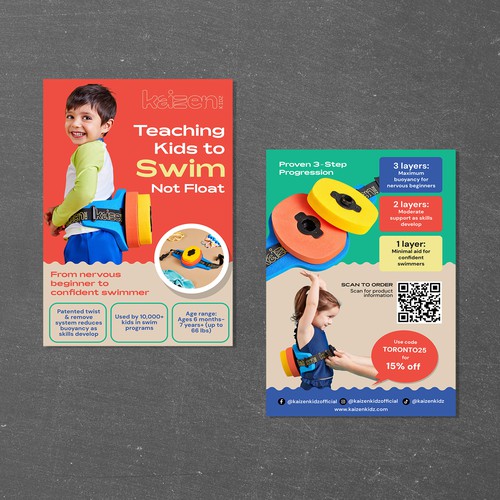 Fun & Informational Flyer for a Children's Product