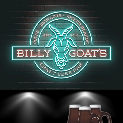 Design a Cool Logo for Billy Goat's Craft Beer Bar