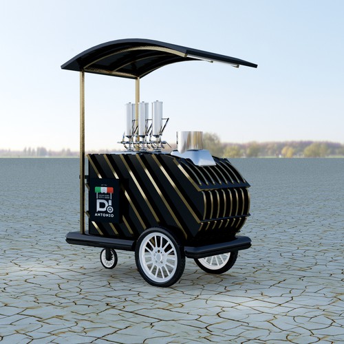 Réalisation d'un chariot à churros en 3D pour Di Antonio Churros