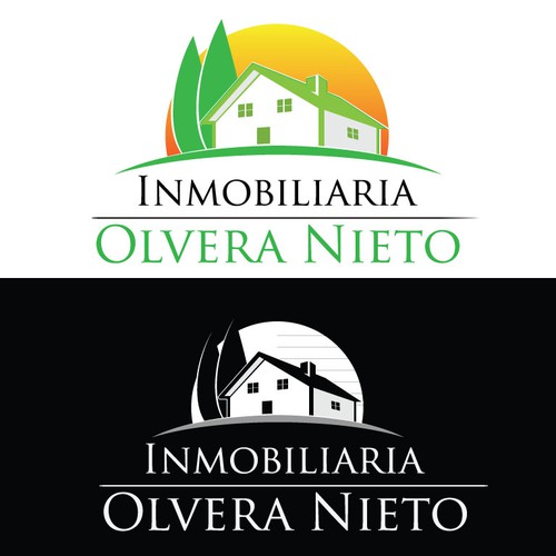 Warm logo for a real estate bussiness.