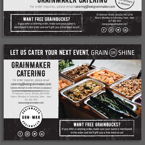 Street-Style Catering Flyer