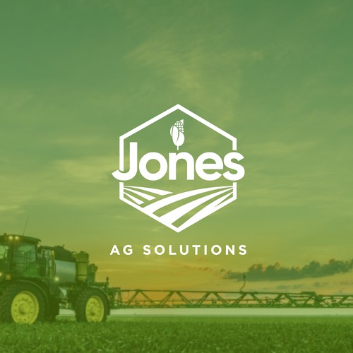 Clean Logo Design for Jones AG Solutions