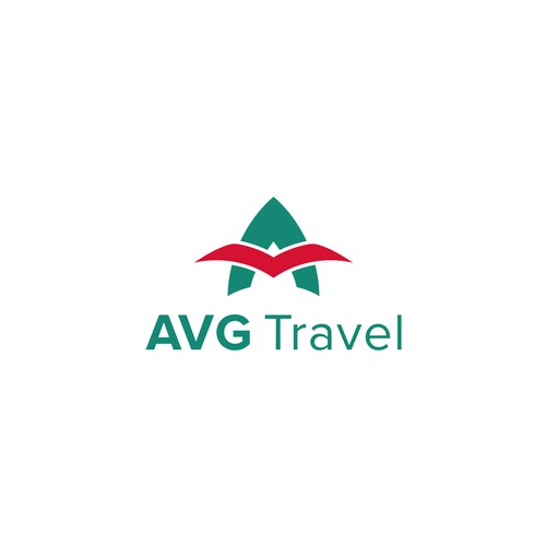 Design a new logo with the name: AVG Travel and use our current icon at our current website: https://asiavacationgroup.c