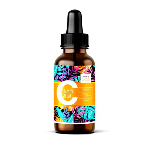 C Vitamin Serum Label for SMARTR SKIN