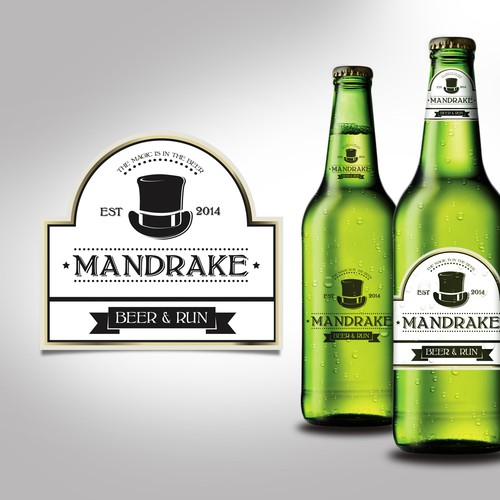 Create A Label/ Logo For Craft Beer Called 'Mandrake Beer & Run'