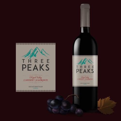 Design a private Chilean wine label for an Indian importer