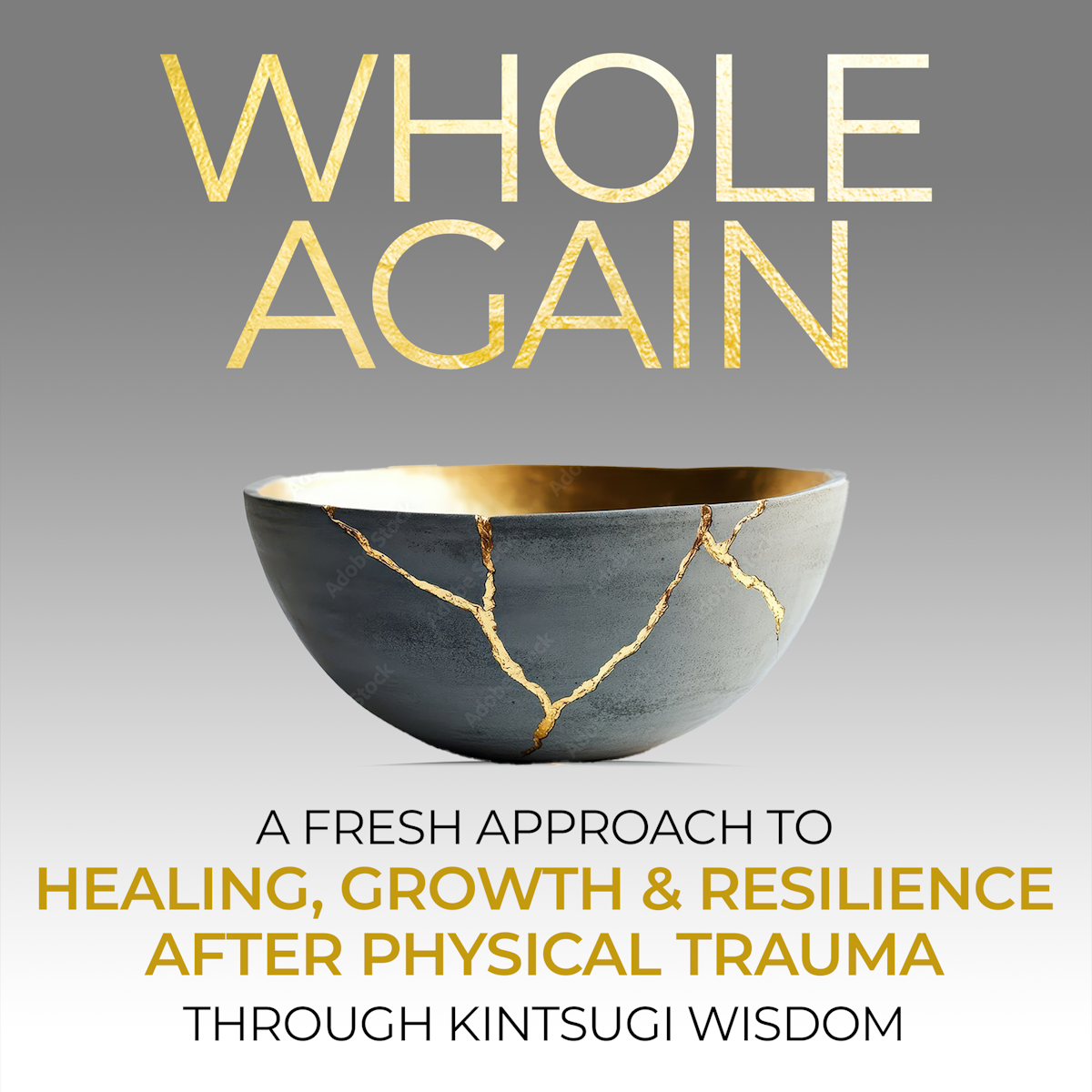 Podcast Covers for those healing from physical trauma using Kintsugi Wisdom