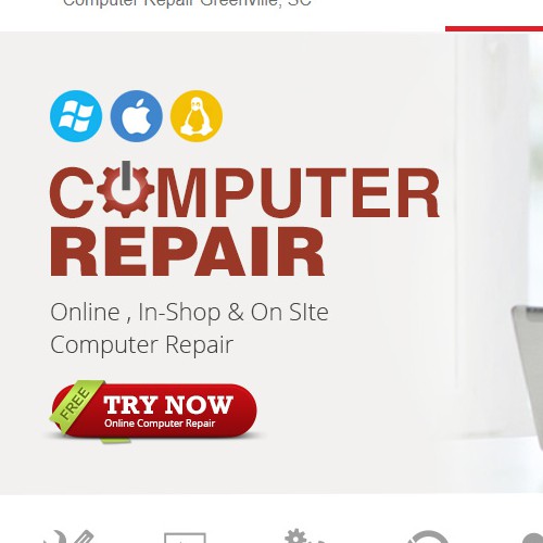 Computer Repair Website Header/Slider - Graphic/ Image