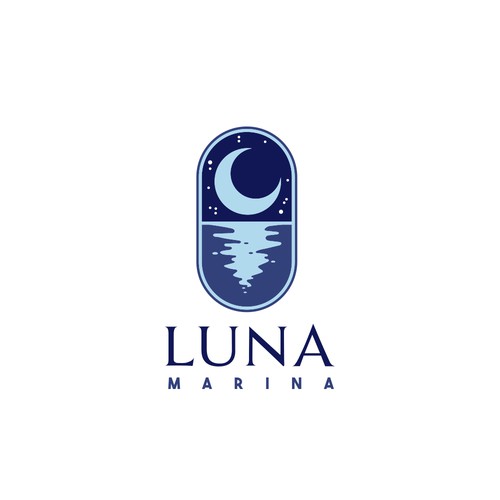 Moon above the see - logo