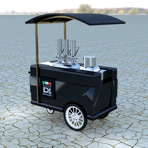 Réalisation d'un chariot à churros en 3D pour Di Antonio Churros