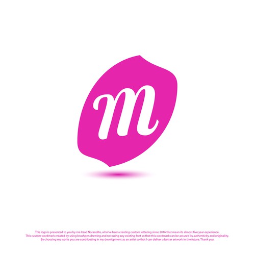 The M Logo for Moxie Beauty Product
