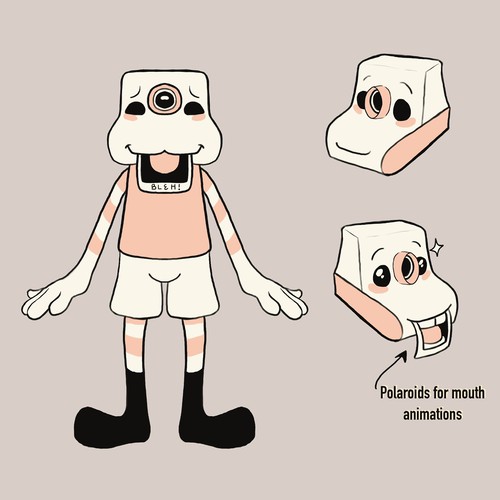 Playful Camera Mascot