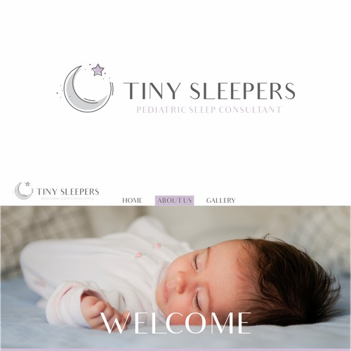 Logo for sleep consulting business