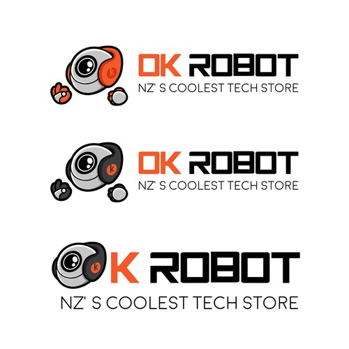 OK Robot Logo Design