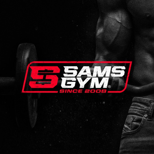 Logo design for "Sams Gym"