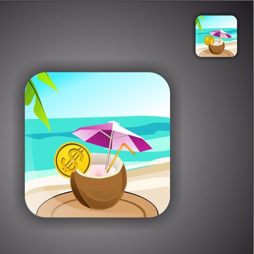 New icon for iPad game - Slots Vacation - Guaranteed!