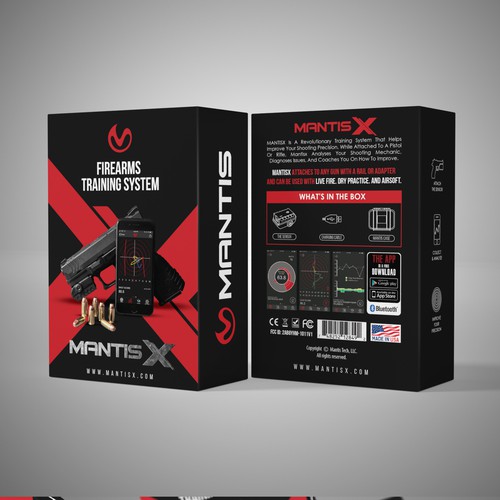 Packaging design for MantisX