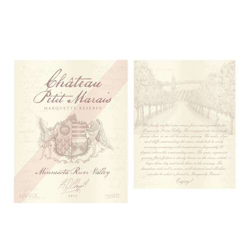 Château Petit Marais Wine Label Contest Winner