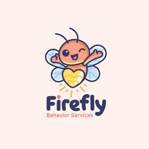 Mascot Logo for Firefly Behavior Services