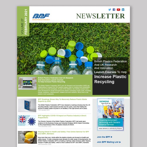 A user-friendly newsletter