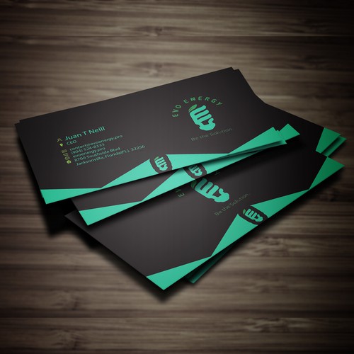 Back Business cards (we have logo already)