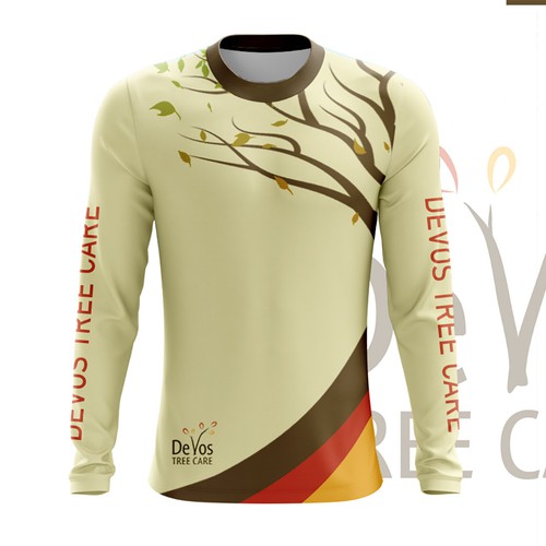 longsleeve bike jersey for devos tree care