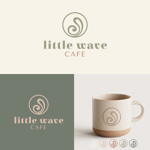Minimalist but warm logo for coffee shop