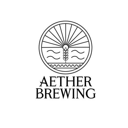 Organic logo for brewery