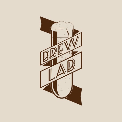 Create a modern logo for a high tech nanobrewery