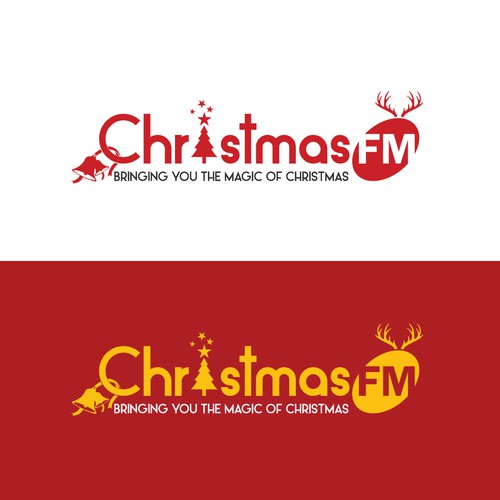 Creative Logo For A Christmas FM Channel