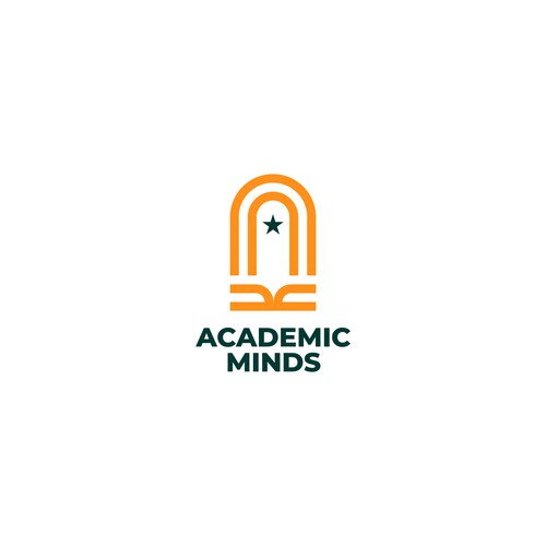 acedemic minds visual identity design