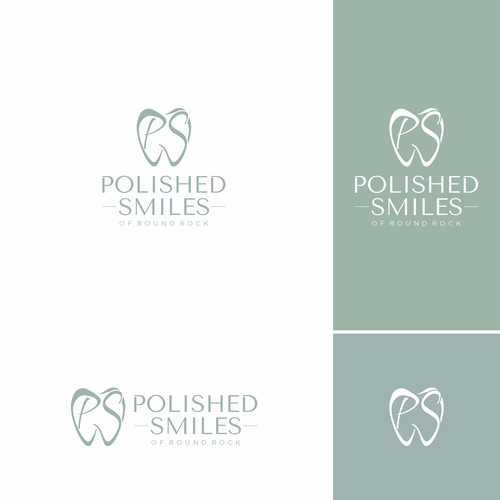 Logo design for Polished Smiles of Round Rock