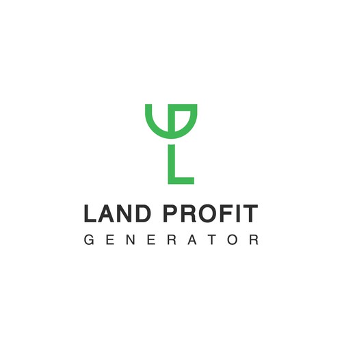 L+P+G Letter simple logo