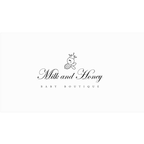 Create a logo that is modern, sleek yet playful for a luxury babyboutique. 