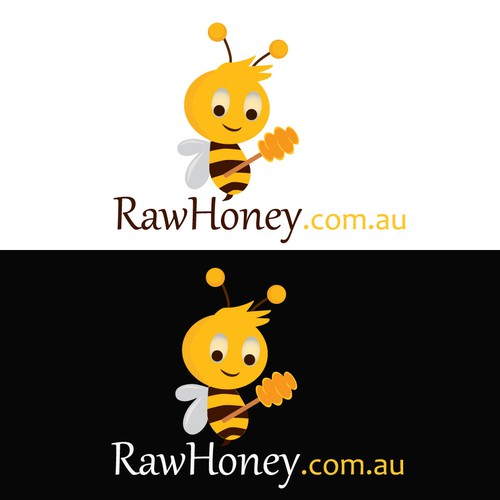 Logo concept for honey