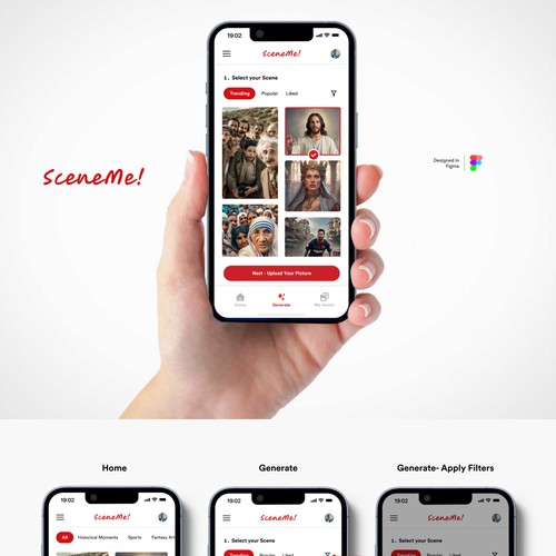 SceneMe- App Concept Design