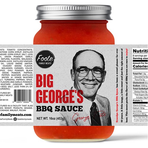 BBQ Sauce Label