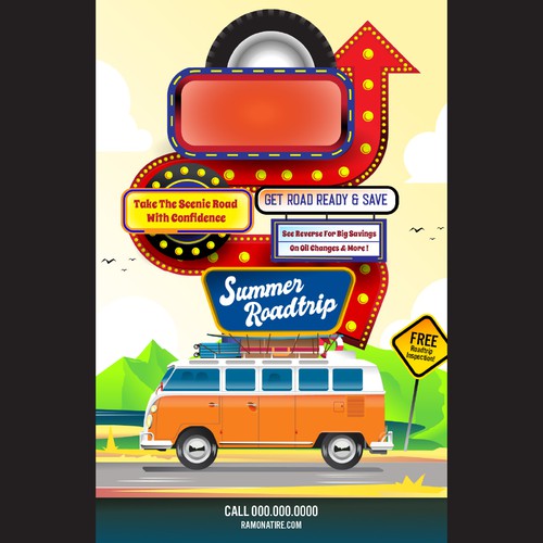 Summer roadtrip campaign