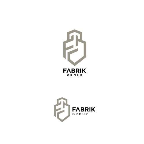 Simple and modern logo for construction company