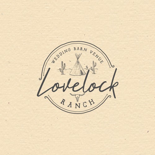 Western/boh logo for wedding barn