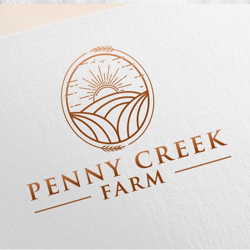 Logo for "Penny Creek Farm"
