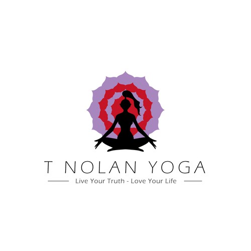 Logo design for a yoga center